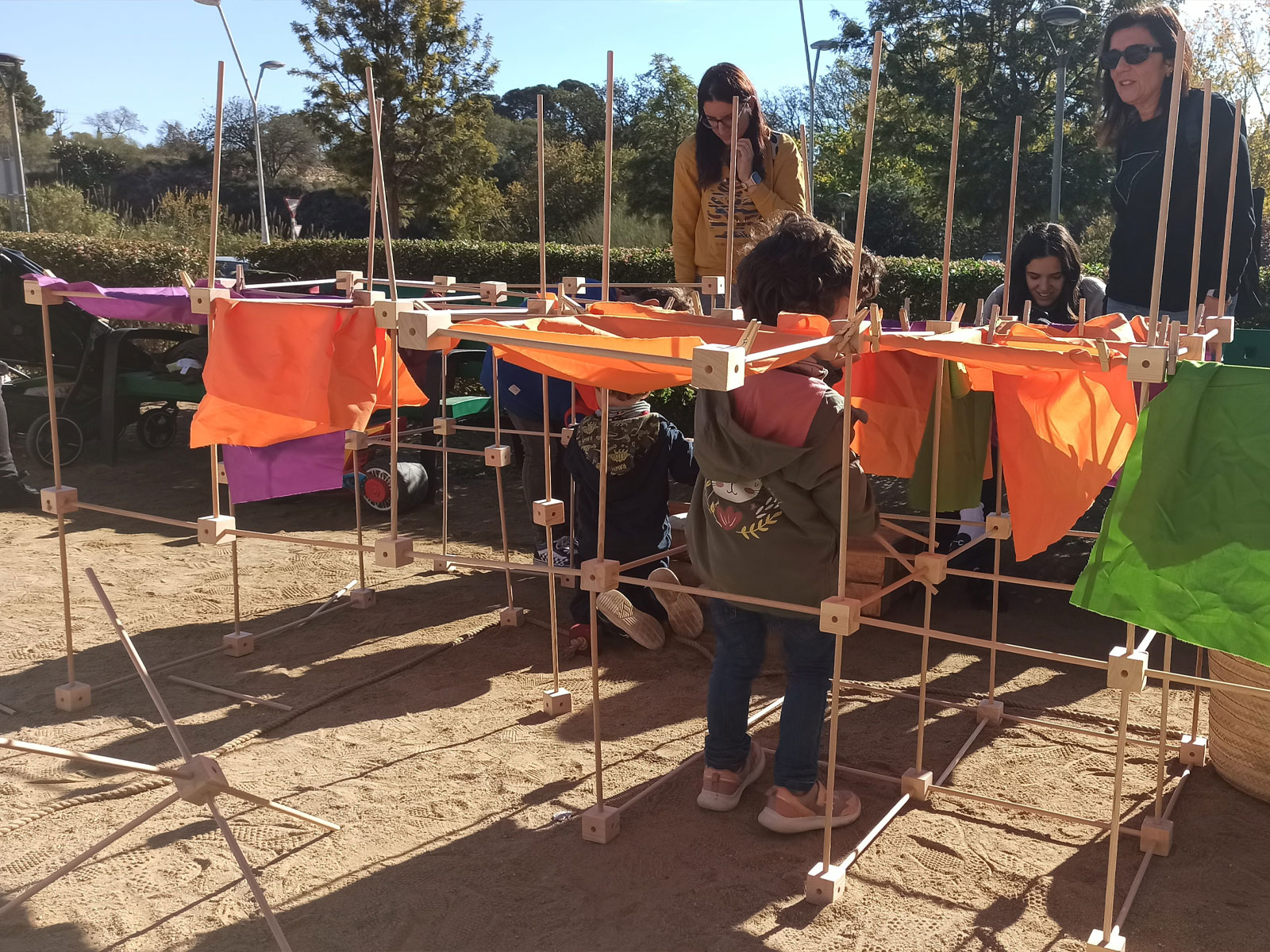 Jocs de fusta gegants a Tarragona, per jugar en gran. Esdeveniments Vincdebosc